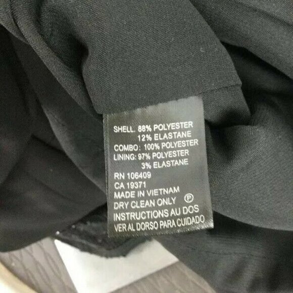 TAHARI by ASL Sequin Overlay black dress - Picture 10 of 11